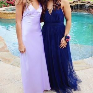 Urban Outfitters long light purple satin dress worn once